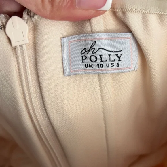 Elegant Cream Off-Shoulder Dress from Oh Polly - Picture 2 of 2